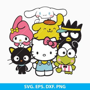 Hello Kitty and Friends SVG