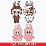 Labubu SVG, Labubu vector, Labubu cut file, Labubu silhouette, Labubu Cricut file, Labubu vinyl decal, Labubu sticker design