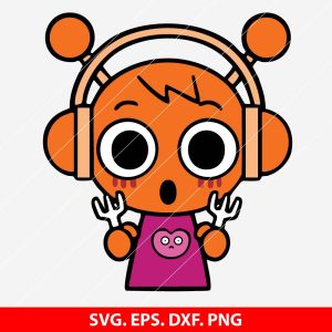 Incredibox Sprunki Oren Orange SVG