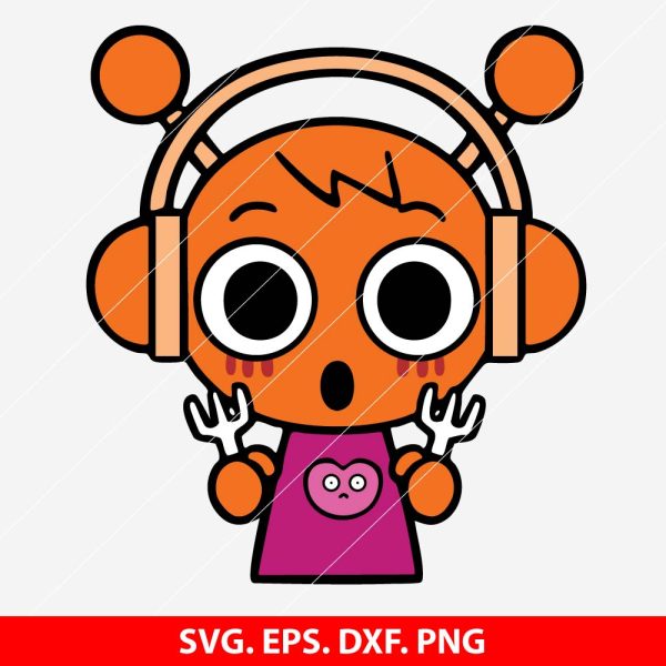 Incredibox Sprunki Oren Orange SVG