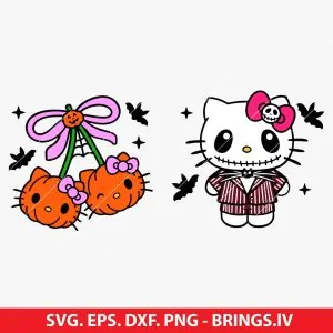 Halloween Hello Kitty SVG