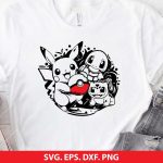 Pikachu Svg, Pokémon SVG, Pokemon Friends SVG, Cute Pokémon Friends, Pokémon Clipart, Digital Download