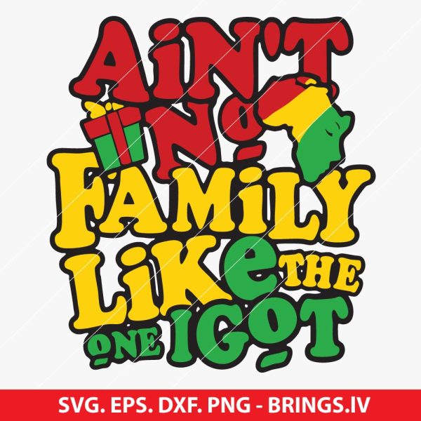 Ain't No Family Like the One I Got SVG